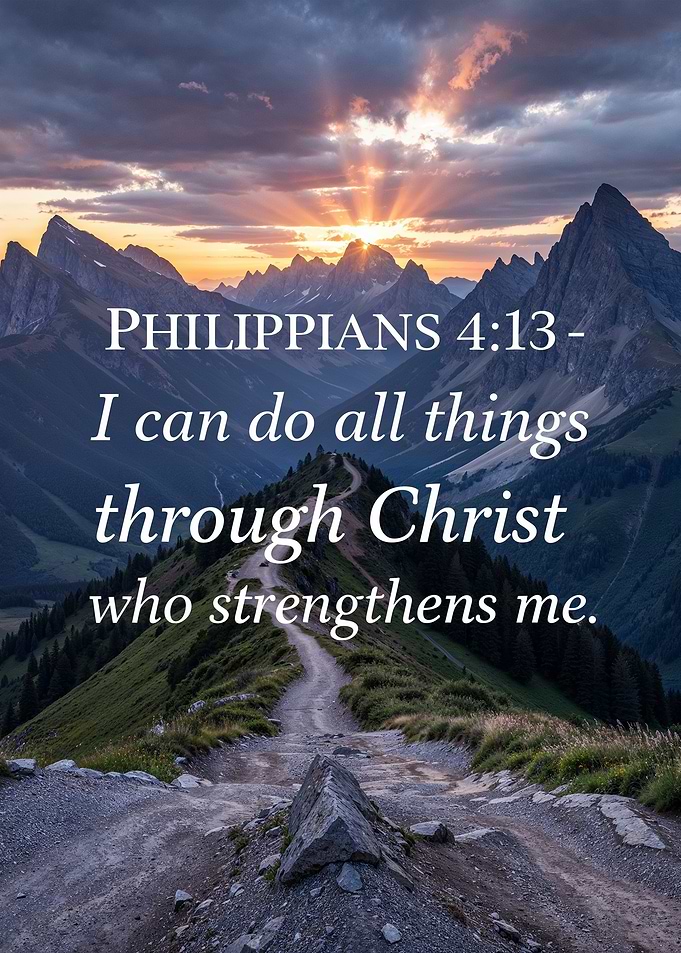 Philippians 4:13 Inspirational Quote