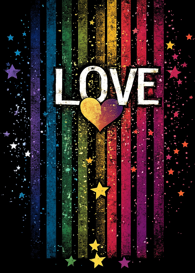 Rainbow Love Stripes