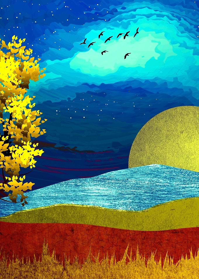 Liquid Sky Landscape