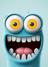 Funny Cartoon Monster