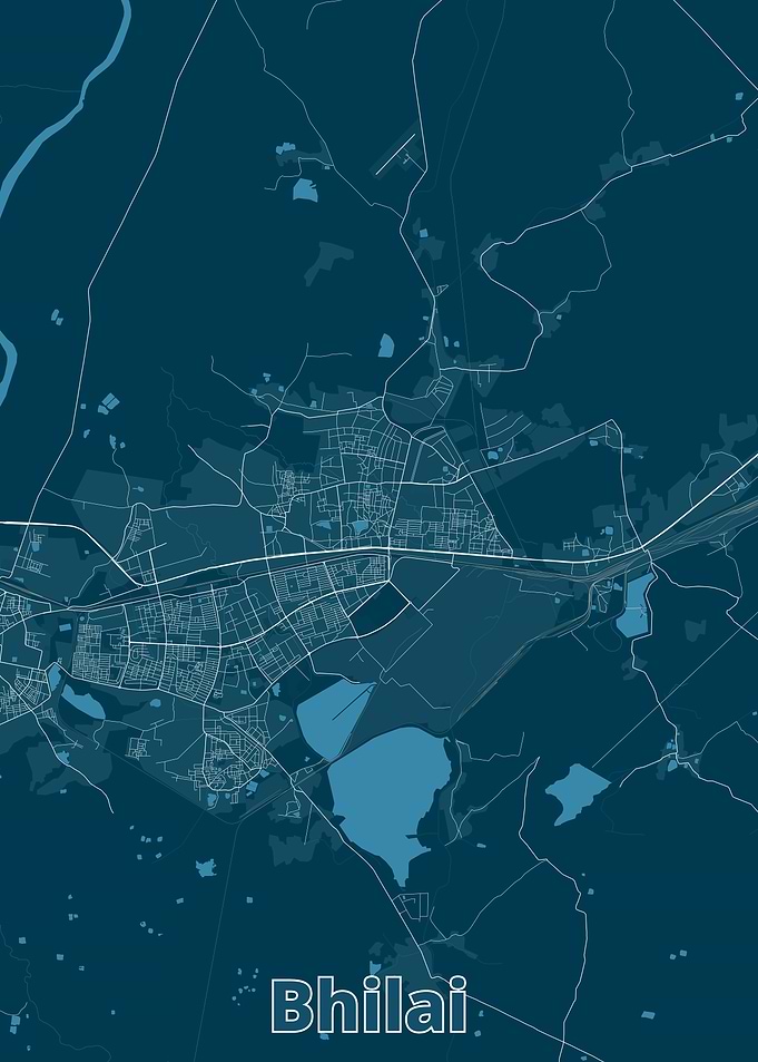 Bhilai City Map