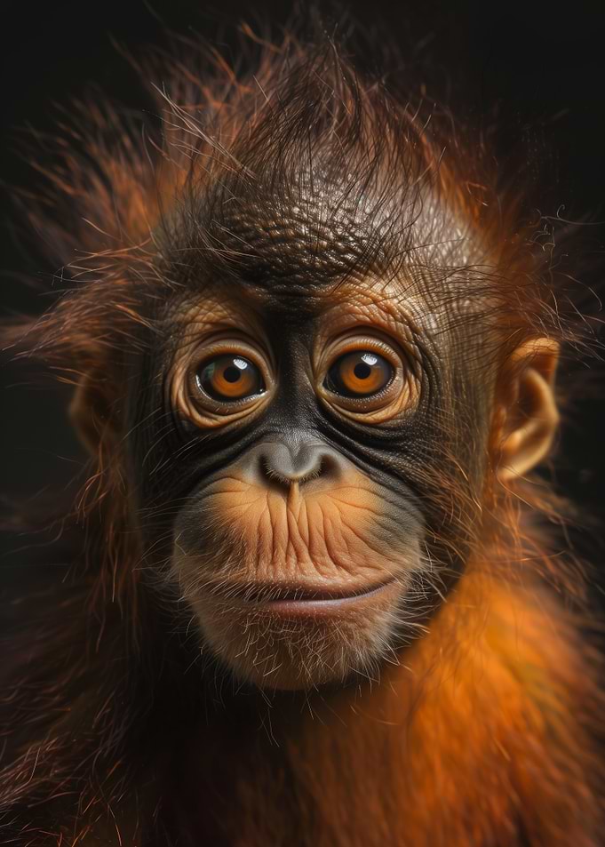 Orangutan Portrait