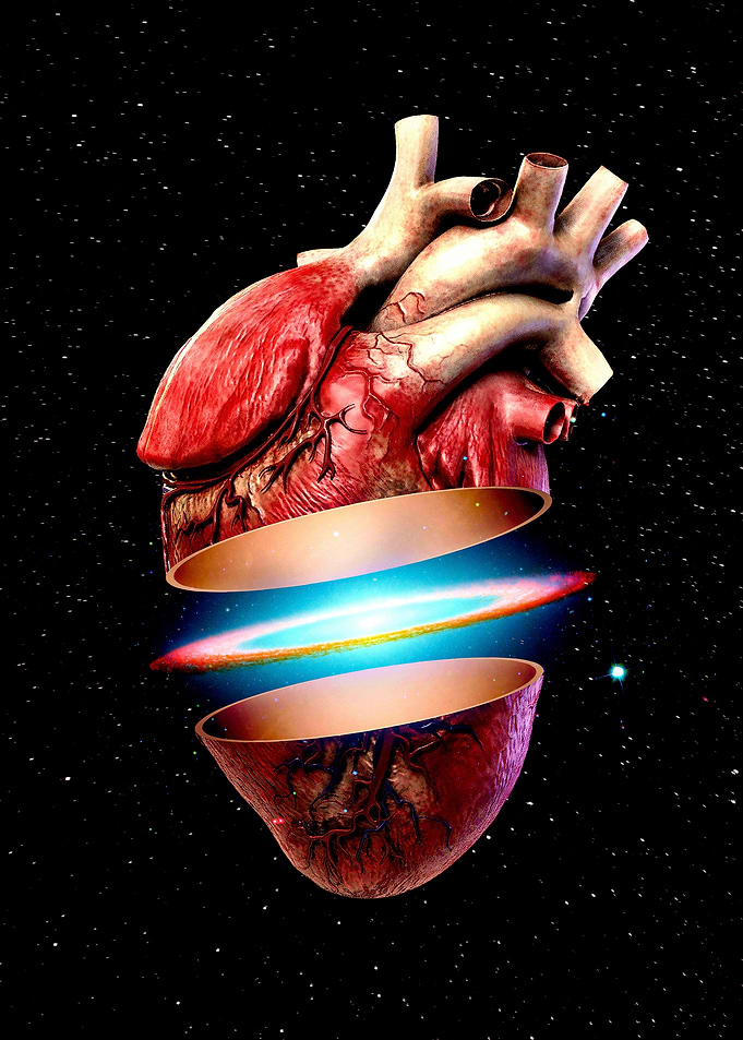 Celestial Fracture: Heart of the Cosmos