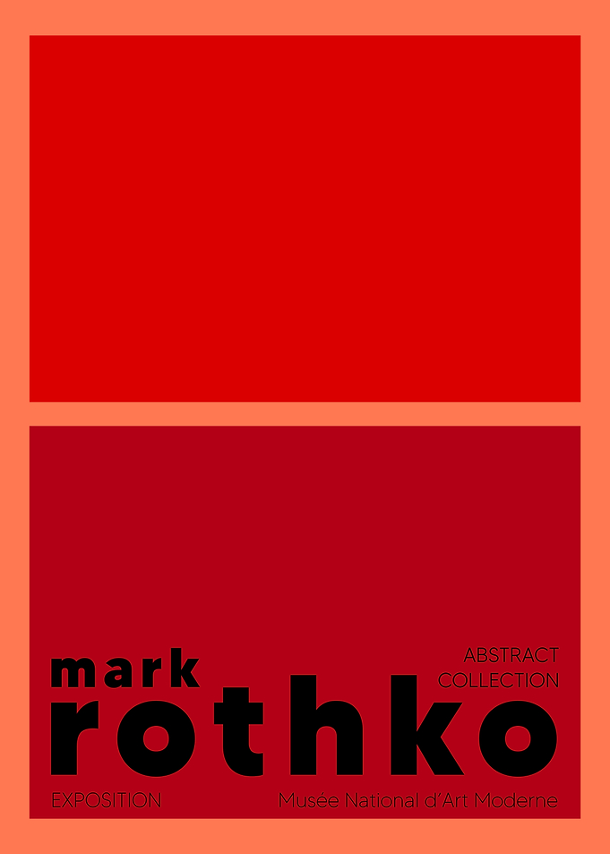 Mark Rothko Exhibition Poster