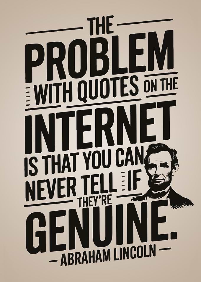Abraham Lincoln Quote Internet