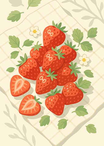 Strawberry – A Stylized Tablescape