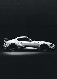 White Toyota Supra