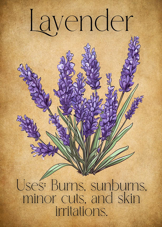 Apothcarys Journal - Lavender Illustration