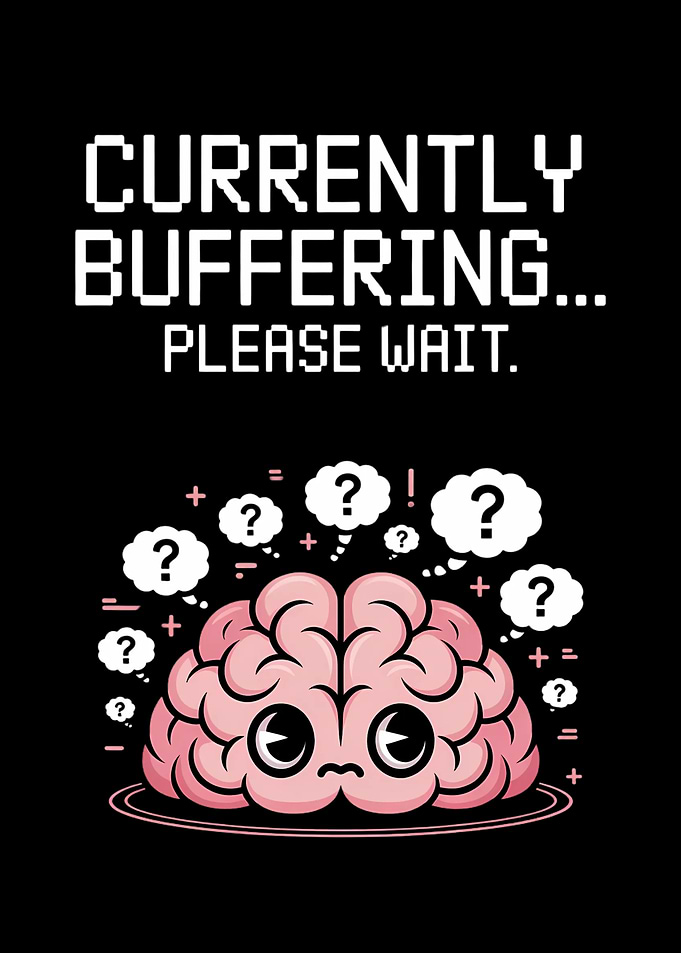 Funny Tech Brain Buffering