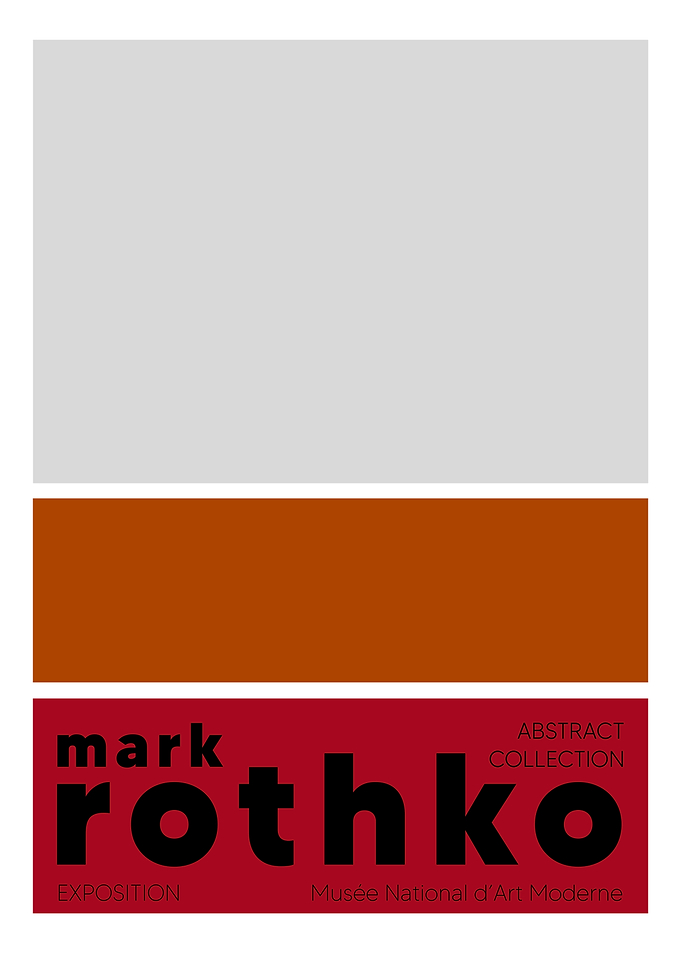 Mark Rothko Exhibition Poster