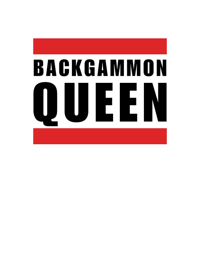 Backgammon Queen Graphic