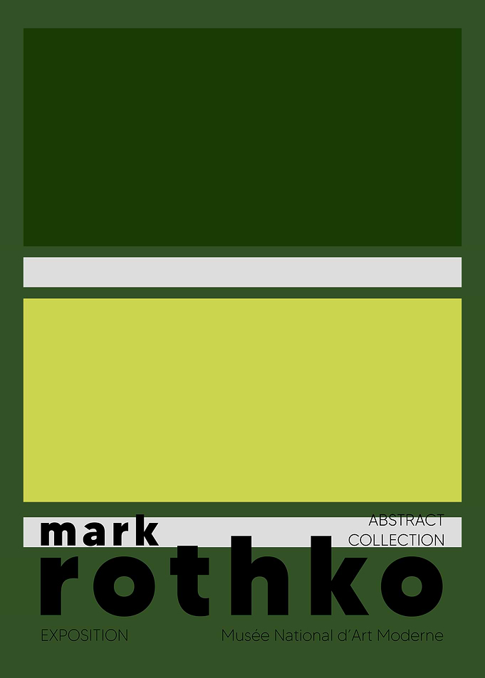 Mark Rothko Exhibition Poster