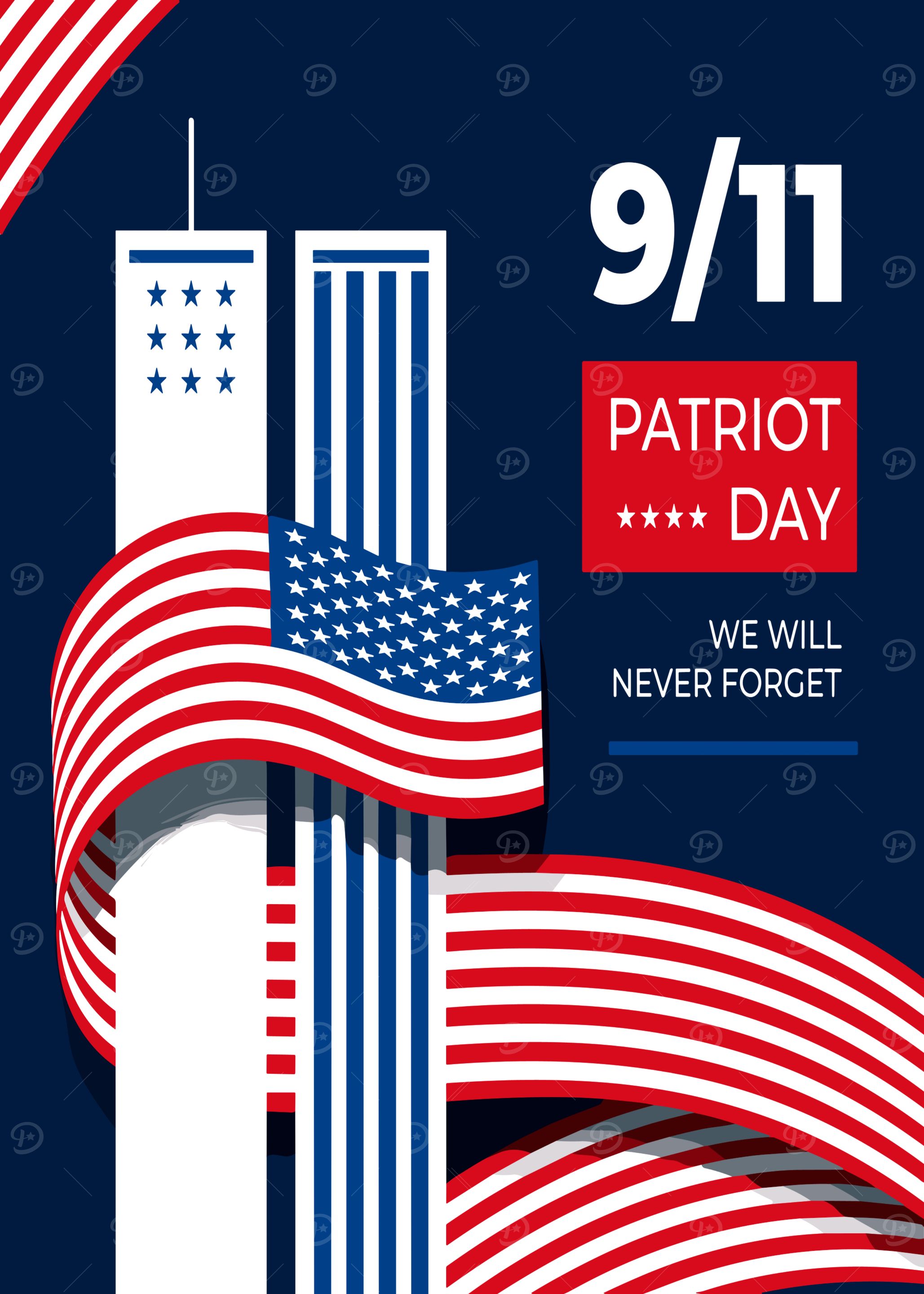 9/11 Patriot Day Poster