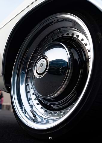Chrome Audi Wheel