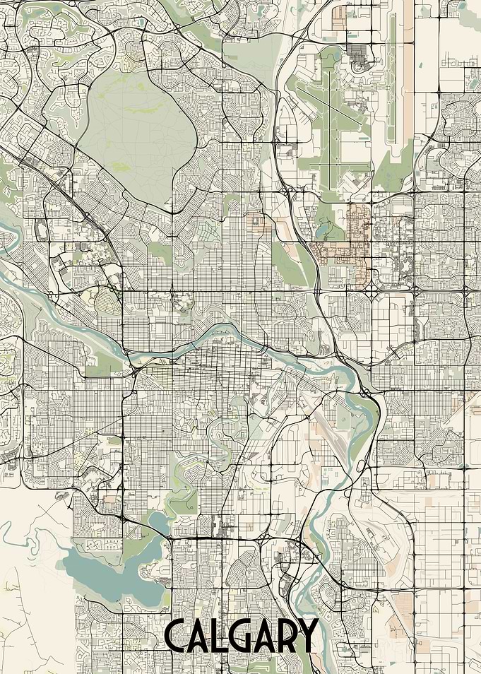 Calgary City Map