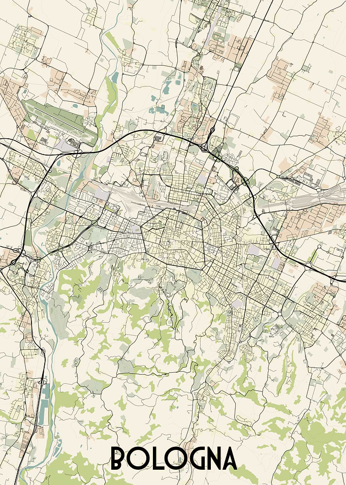Bologna City Map