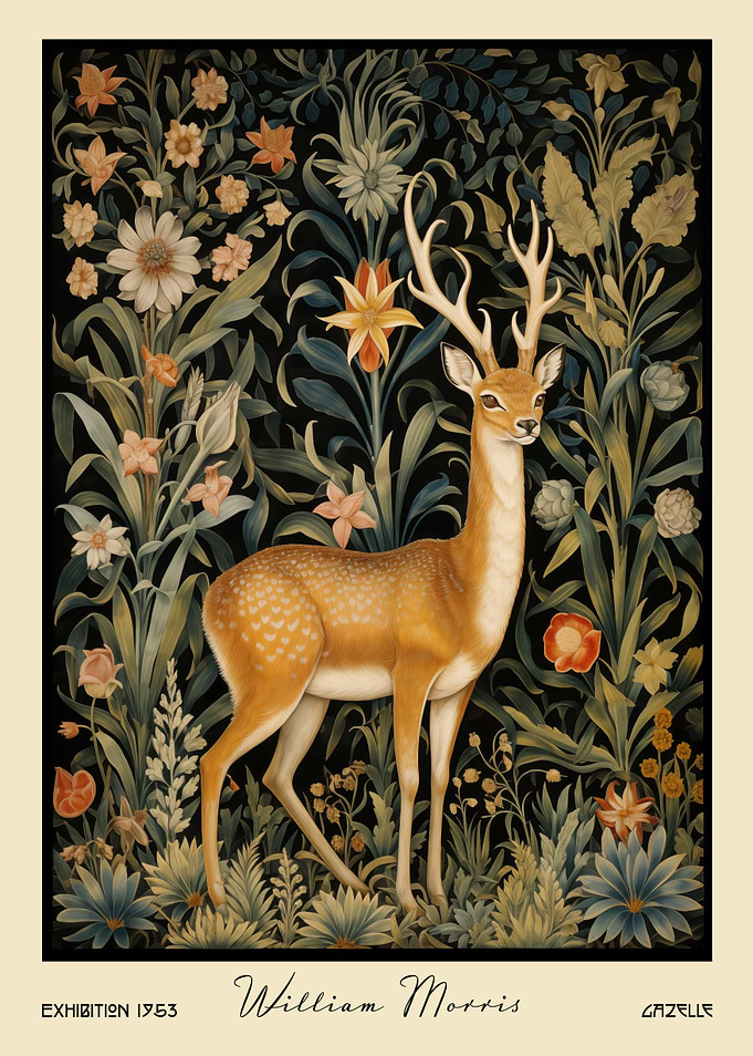 William Morris Gazelle Forest