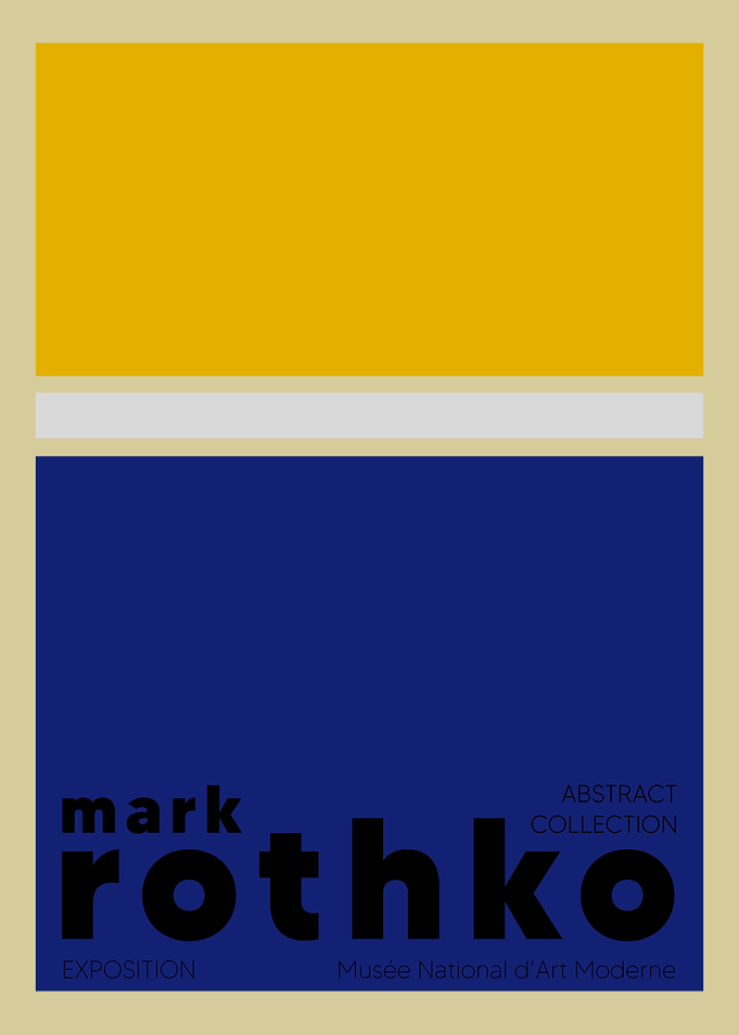 Mark Rothko Abstract Poster