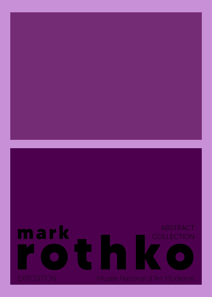 Mark Rothko Exhibition Poster