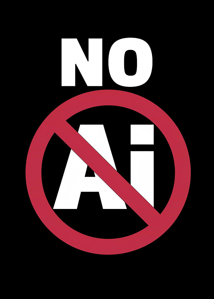 NO AI Stop Ai Sign Against