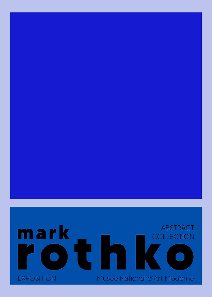 Mark Rothko Exhibition Poster