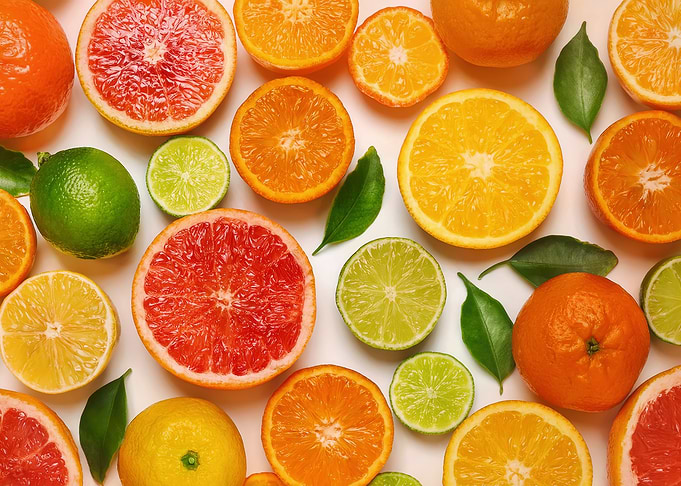 Citrus Fruit Collage