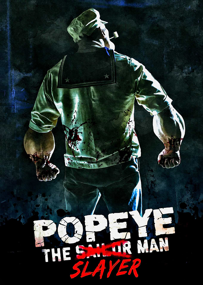 Popeye the Slayer Man Art