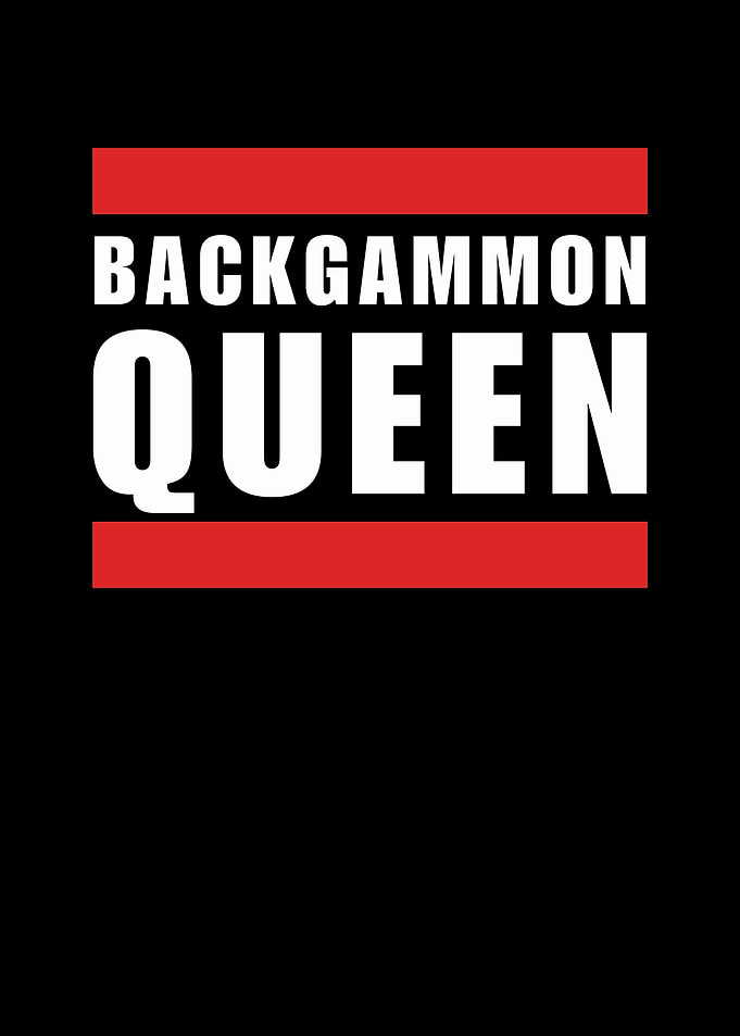 Backgammon Queen Graphic