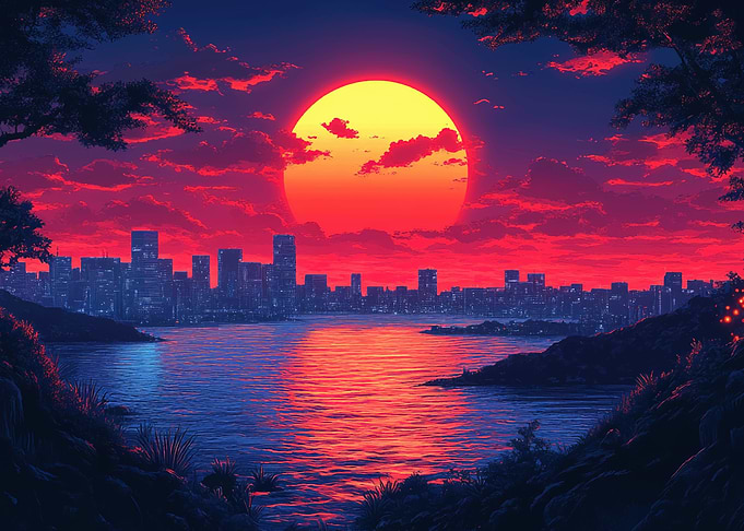 Cityscape Sunset