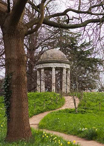 Temple in the garden