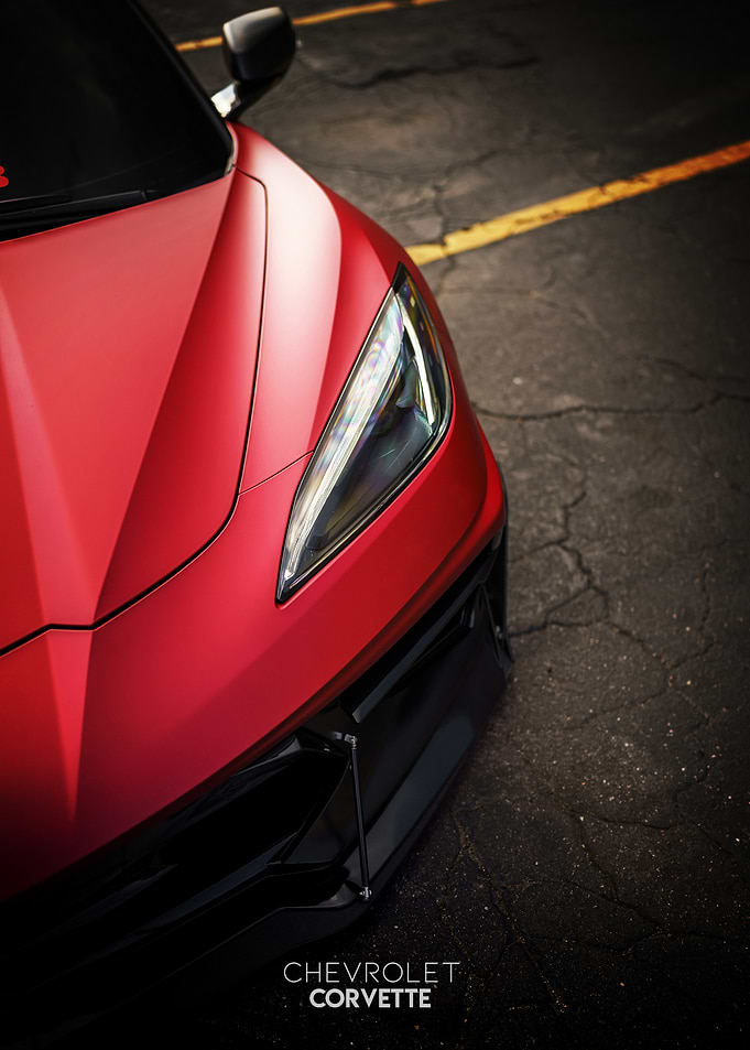 Red Chevrolet Corvette