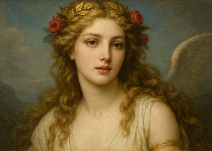 Angel with Roses Aphrodite