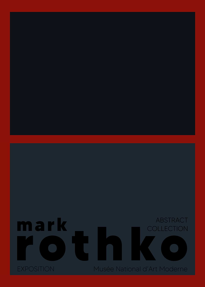 Mark Rothko Exhibition Poster
