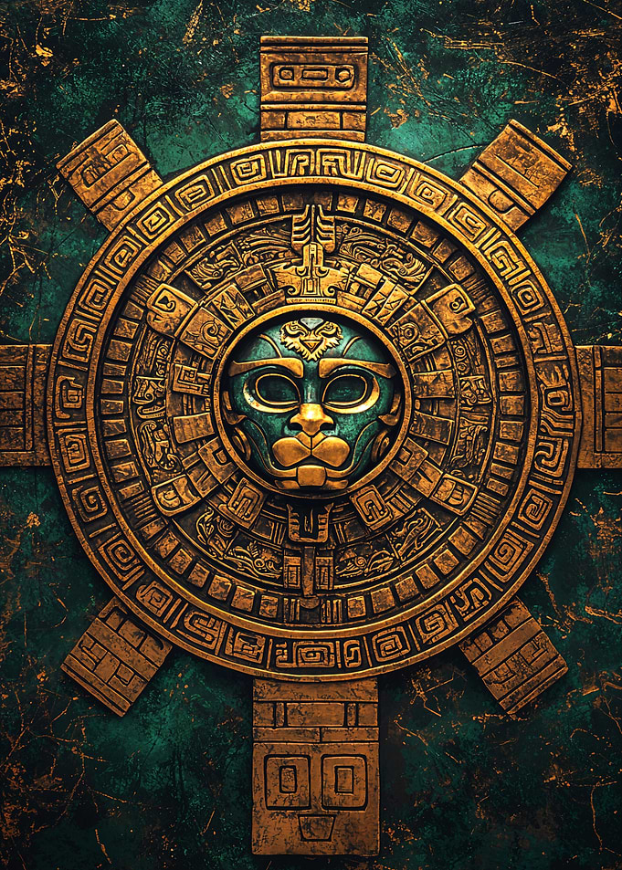 Aztec Mask Wall Decor