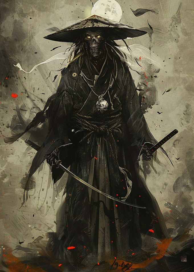 Samurai Skeleton