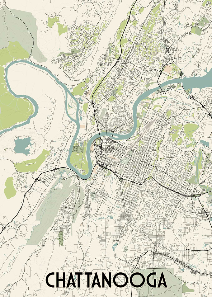 Chattanooga City Map