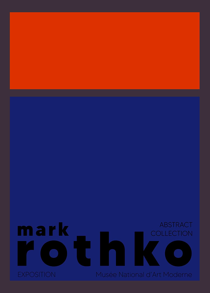 Mark Rothko Exhibition Poster