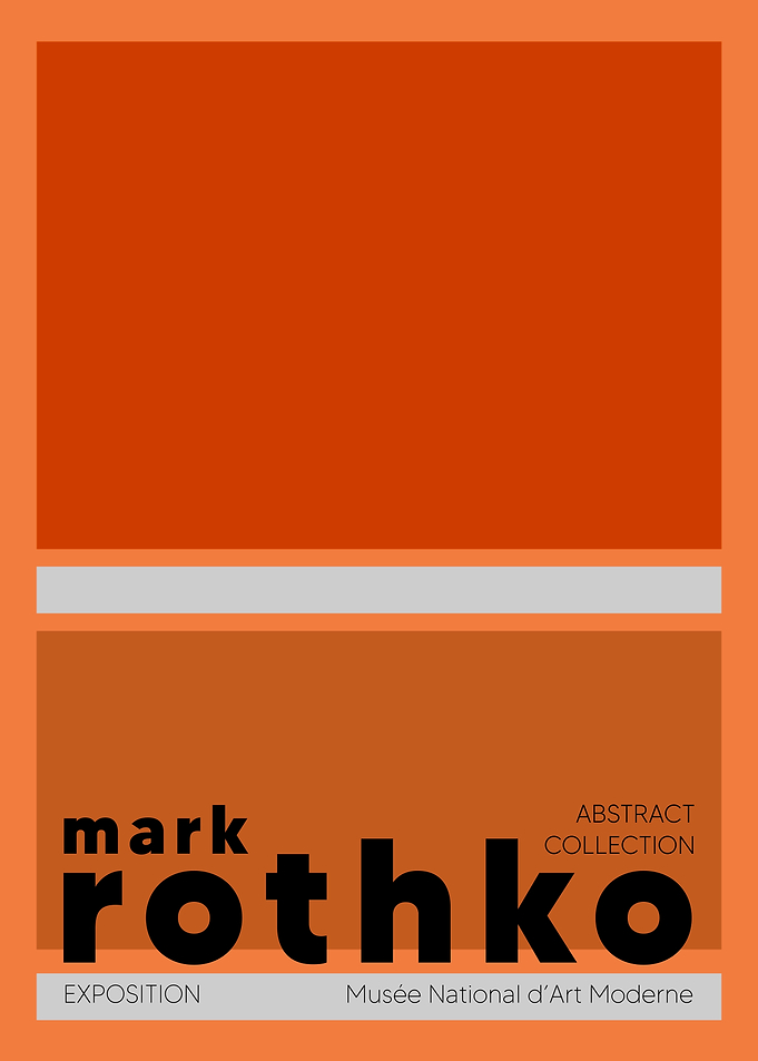 Mark Rothko Exhibition Poster