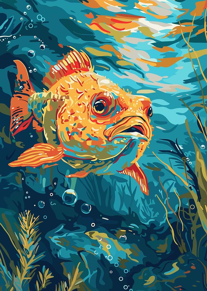 Orange Fish Underwater