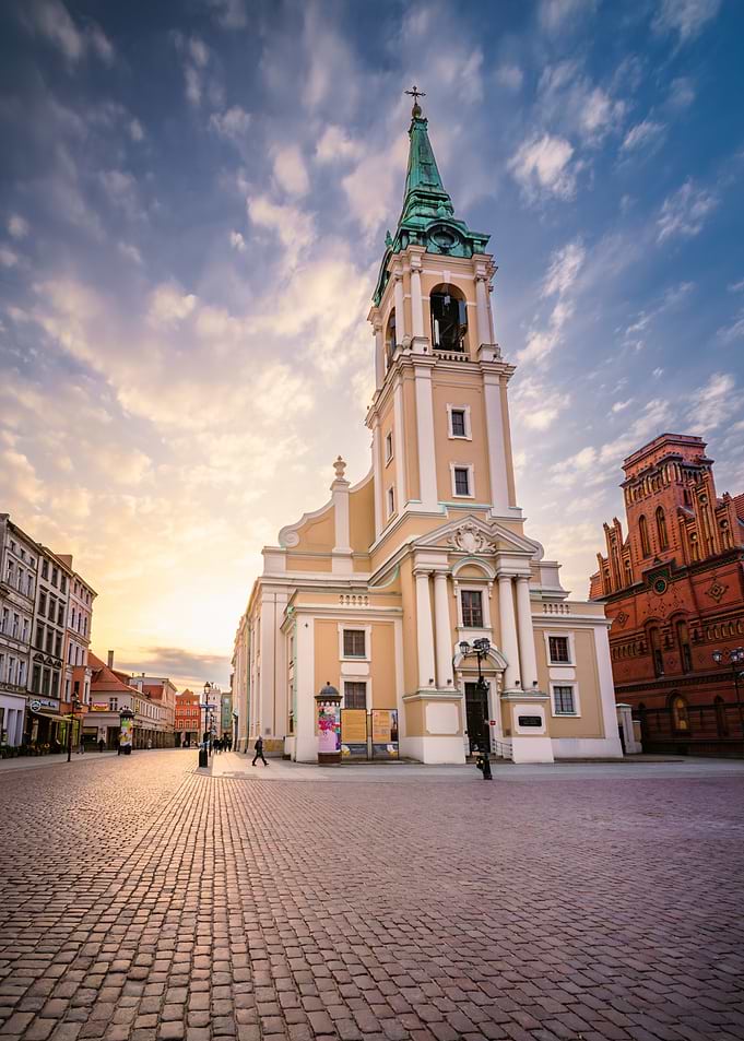 Majestic Church of the Holy Spirit in Torun