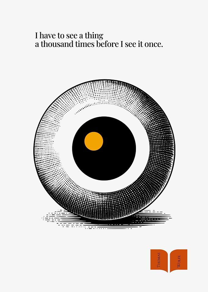 Thomas Wolfe Quote Illustration
