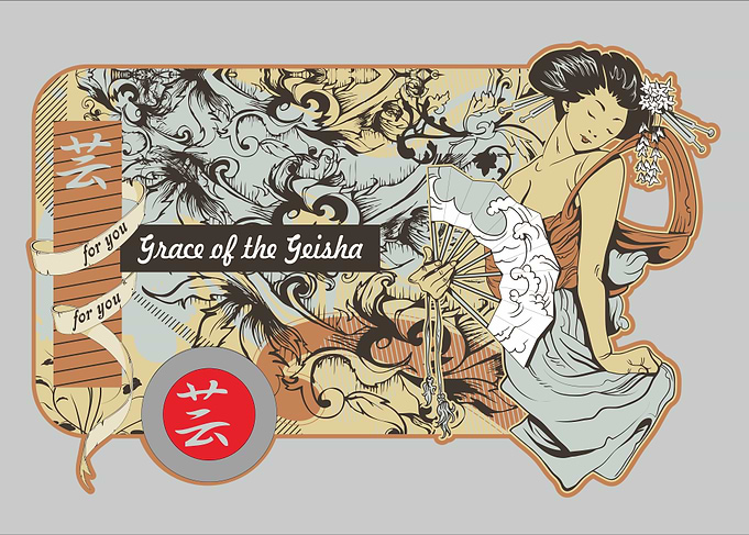 Geisha Grace Illustration
