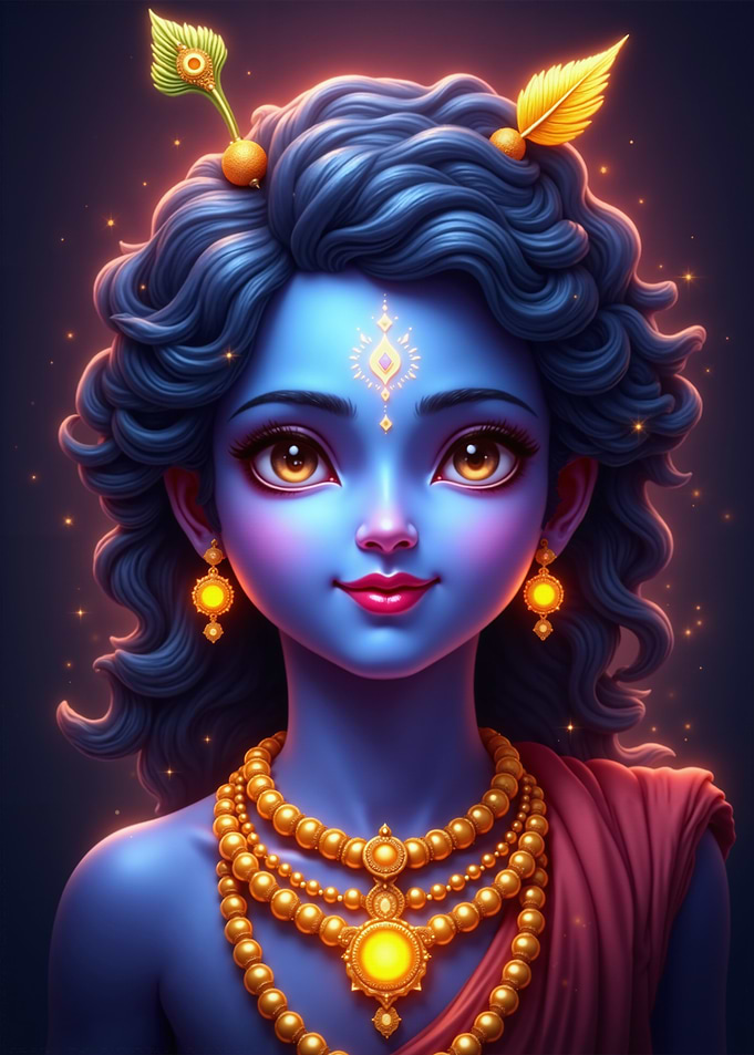 Krishna Digital Art