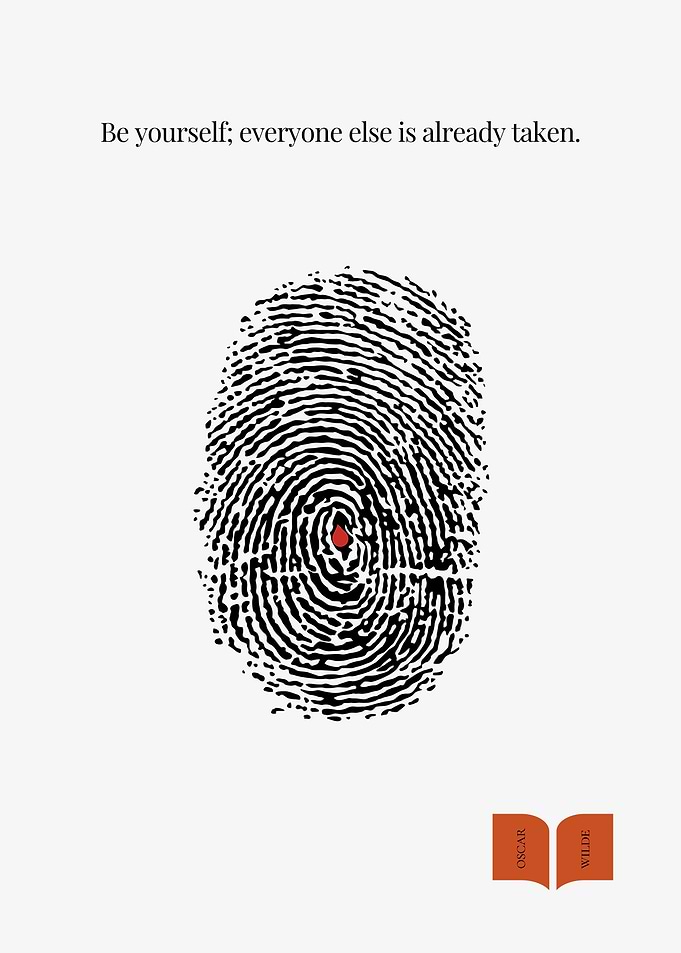 Fingerprint Quote Poster