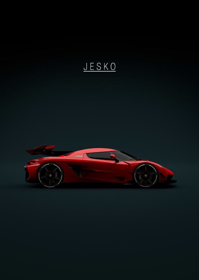 Red Koenigsegg Jesko