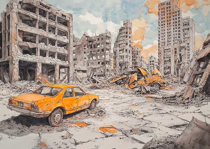 Post-Apocalyptic Cityscape