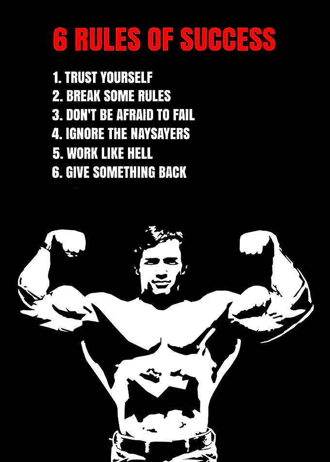 6 Rules of Success Poster