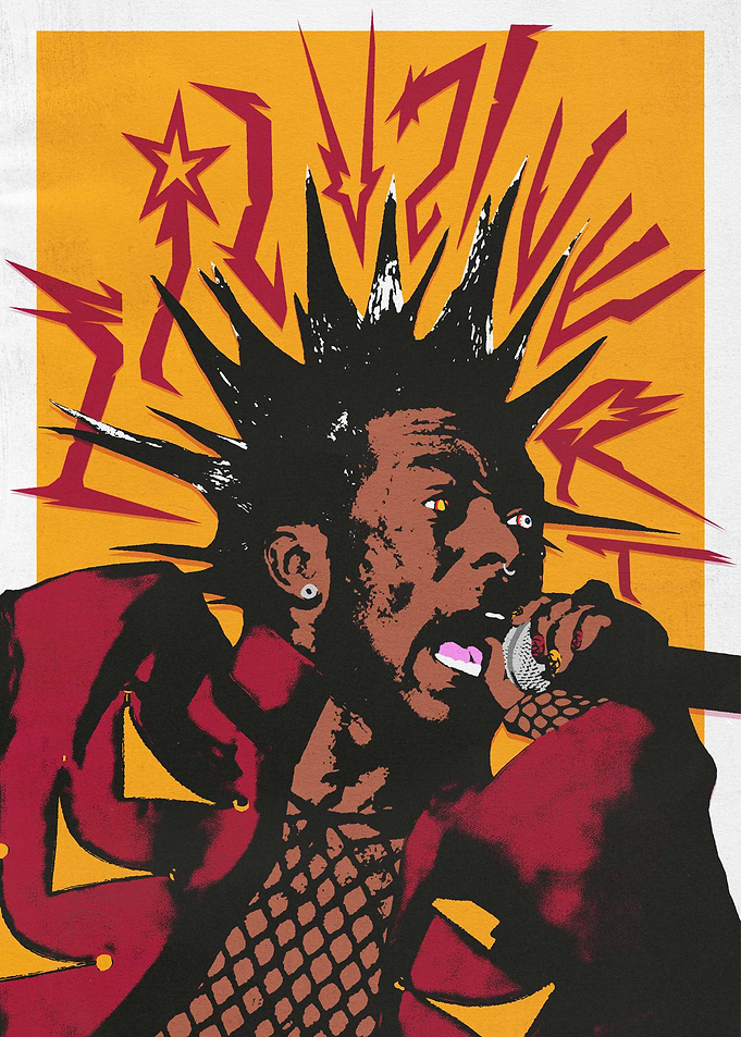 Lil Uzi Vert Spiky Hair Poster - MADE BY ZADY