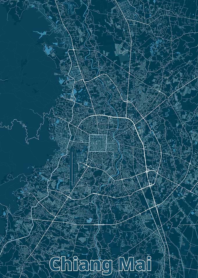 Chiang Mai City Map