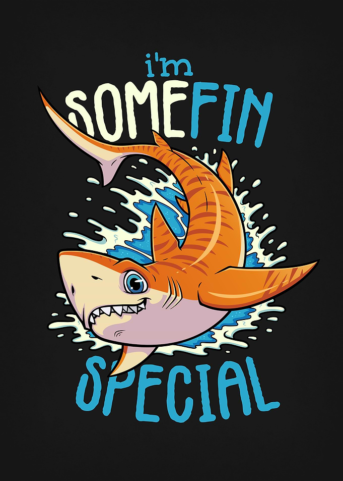 Somefin Special Shark Pun Graphic